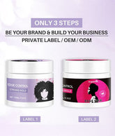 Wholesale Edge Control for Curly Hair Natural Argan Oil 150ml.